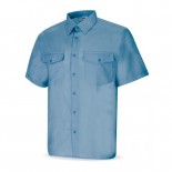 Camisa manga corta tergal azul celeste 388-CCMC